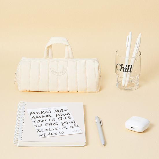 테이블토크 패딩 펜 파우치 (5컬러)_구름 쿠션 필통