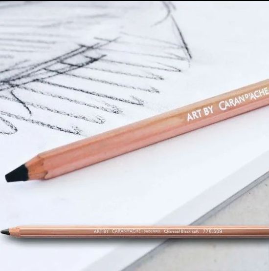 까렌다쉬 순수 천연목탄 소프트연필 776.509 1다스