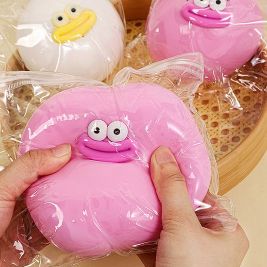 입술 오리 슬라임 공 10cm 스퀴시 말랑이 모찌 젤리볼