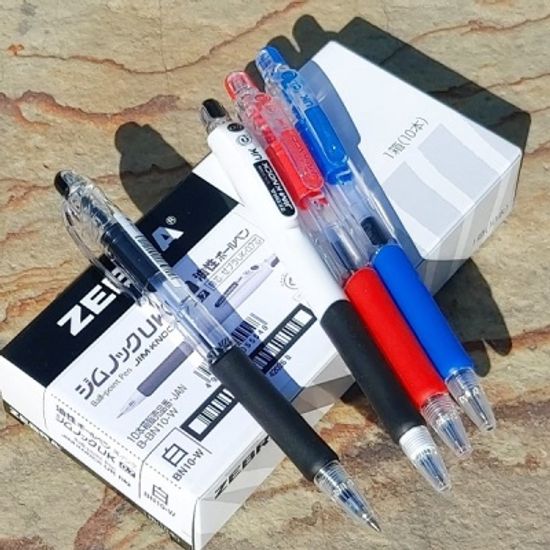 제브라 New 저점도 0.7mm 유성볼펜 짐노크 UK