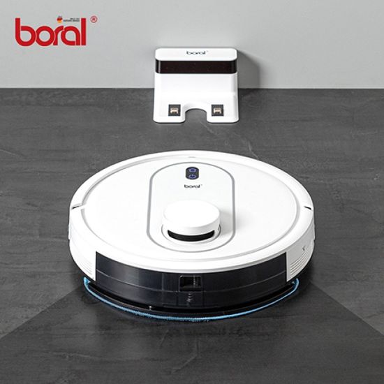 보랄 스마트 파워봇 리모컨 물걸레 로봇청소기 BR-R1W