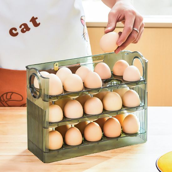 [쿠킹홈] 자동업 냉장고 계란 트레이 30구 (그린)