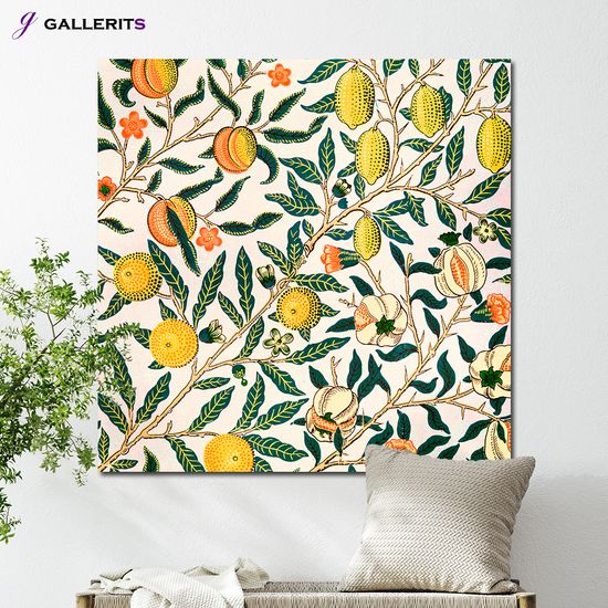 시원한 과일 그림 윌리엄모리스 거실 액자 특대형