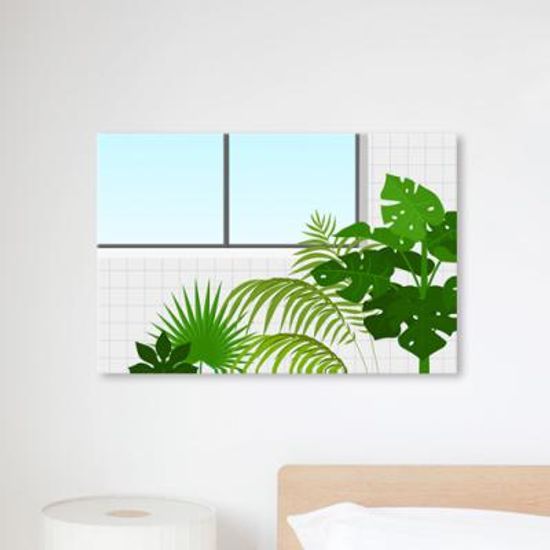 cq094-몬스테라실내장식_창문_중형노프레임