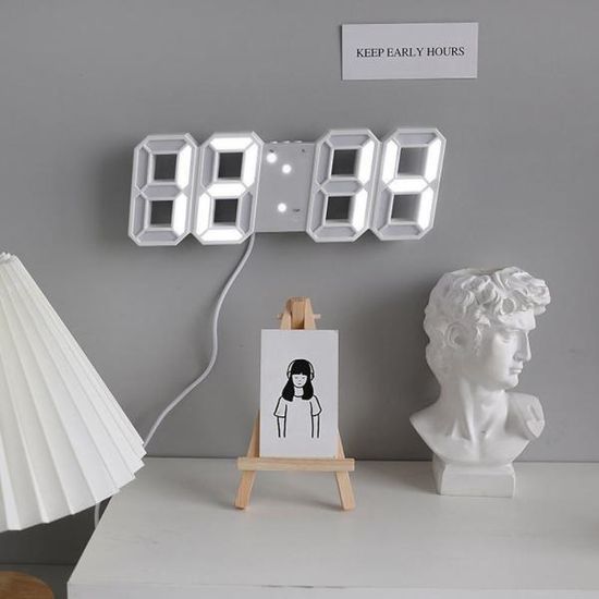 인테리어 LED 무소음 전자 디지털 벽걸이시계 B770
