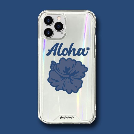 범퍼클리어 케이스 - 알로하 네이비(Aloha Navy)