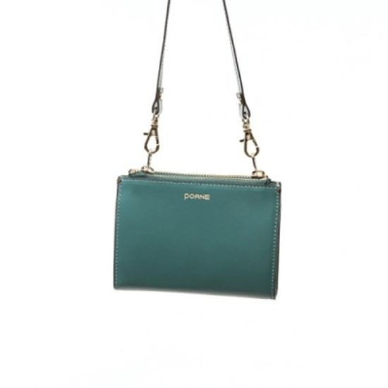 Ane TWIN ZIP MULTI WALLET-MINI BAG_GREEN