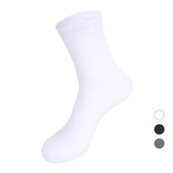 [쿠비카]빅사이즈 무지 고탄력 중목 남성양말 M176