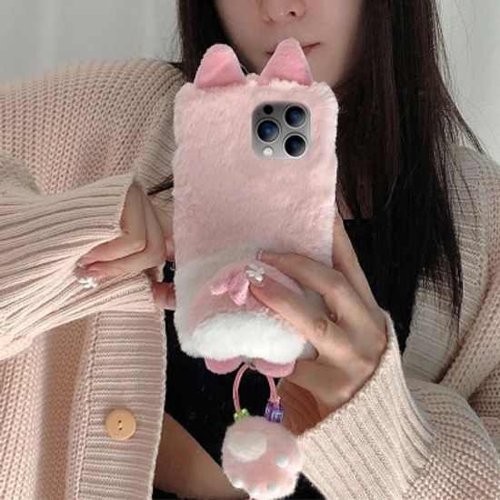 갤럭시 a53 51 33 32 31 고양이 뽀글이 겨울 털케이스