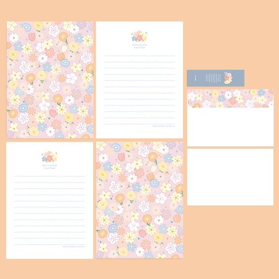 어반플라워 편지지 FL111-2