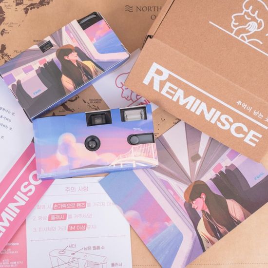 [엽서증정/컬러 27장] Reminisce 감성 필름 카메라