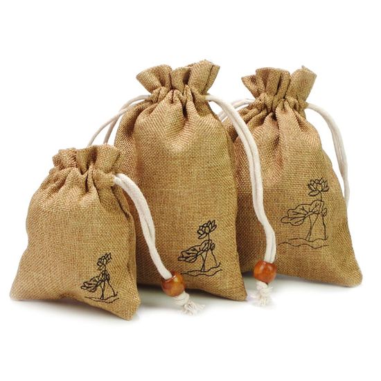 마 주머니 복주머니 파우치 12X15cm(WBEEC3C)