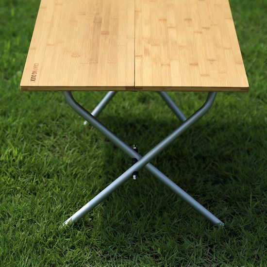 [캠핑덕] 원액션 뱀부 캠핑 테이블 