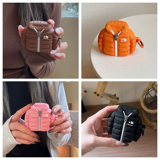 에어팟 케이스 패딩 실리콘 커버 키링 1 2 3 4 프로