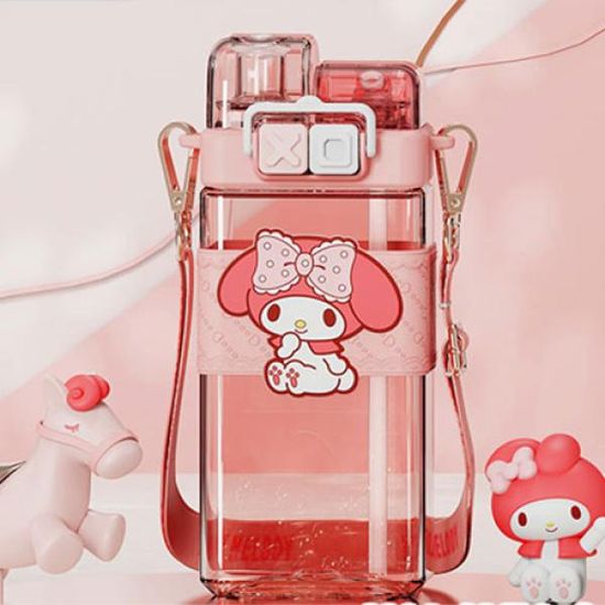 마이멜로디 더블캡 롱빨대 물통(H196067)*