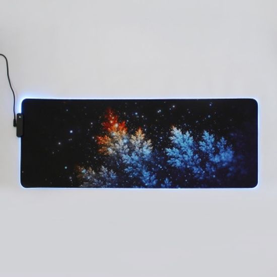 LED 게이밍 마우스 장패드 레이저 조명 롱 키보드패드