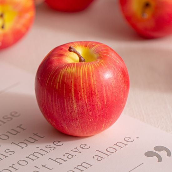 빨간 사과 모형(8cm) 1개