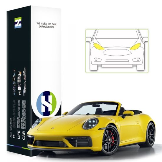 포르쉐911카레라 GTS 카브리올레 2023 PPF 헤드라이트