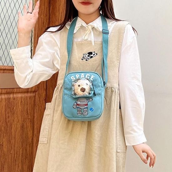 MKT 러블리한 감성 여성 테디베어 크로스백 핸드폰백[