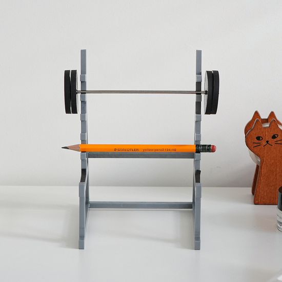 미니 헬스 바벨 연필꽂이 펜홀더