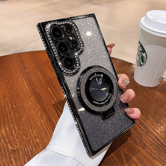 갤럭시 S24 S23 S22 큐빅 글리터 마그네틱 링 케이스