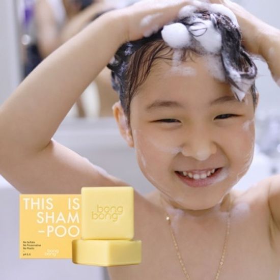 봉봉프랜즈 천연계면활성제 어린이 샴푸바 린스바 택1