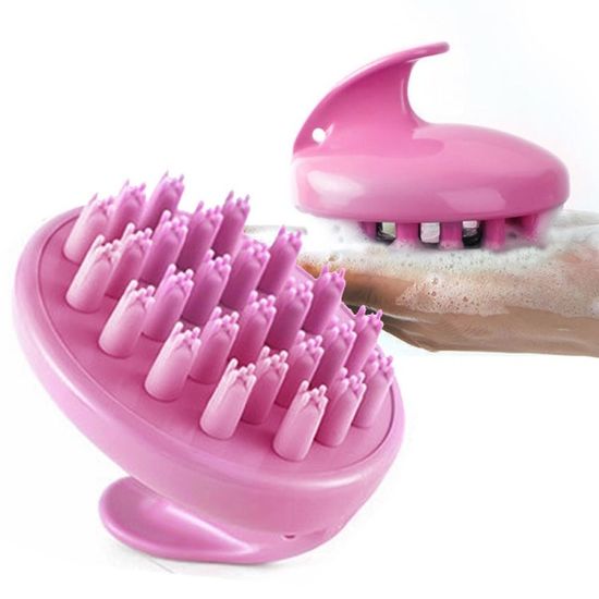 실리콘 두피케어 샴푸브러쉬 마사지브러시 세안솔[WBC