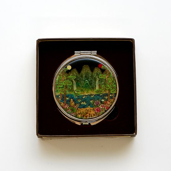 한국 전통기념품  원형 자개 손거울 외국인선물 