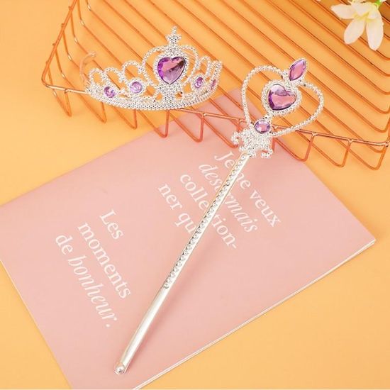 생일 파티 공주 티아라 왕관 요술봉 생일파티 큐빅 보