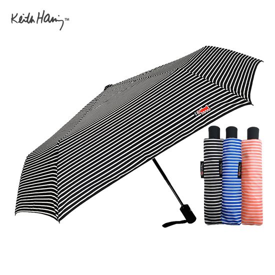 키스해링 6K 스트라이프 3단 완전자동우산