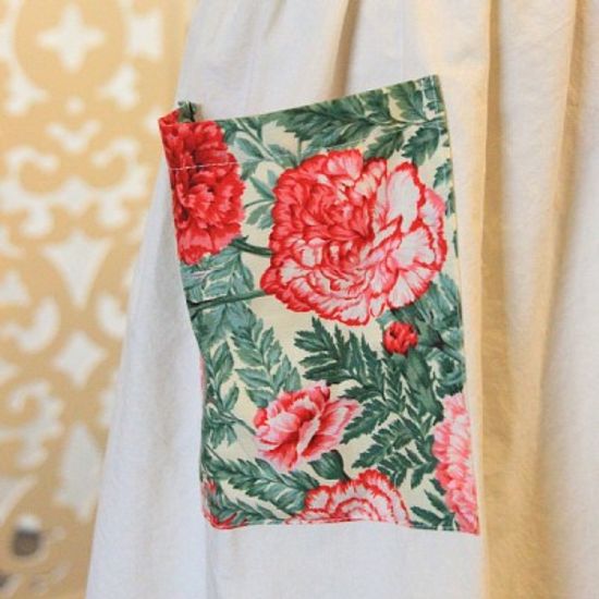 엄마사람 카네이션 방수 앞치마(Carnation Waterproof Apron)