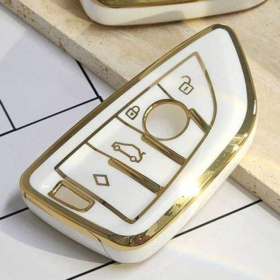 BMW B타입 키커버 아이보리 gold 테두리 CH2068402