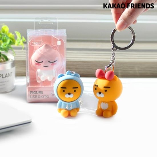 카카오프렌즈 피규어 USB & OTG 128G