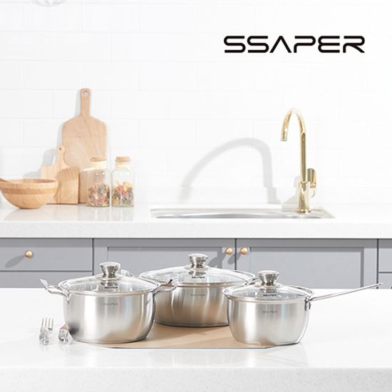 셰퍼 루미나스 IH 스텐 냄비 3종세트