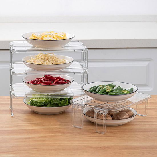 주방 냉장고 정리 씽크대 칸막이 용기 수납 밀폐 선반