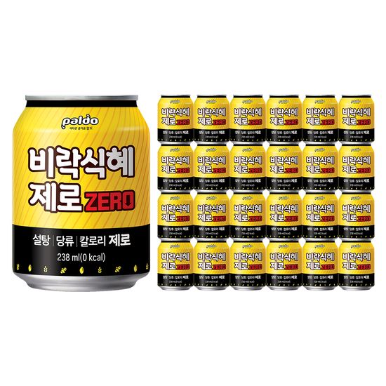 팔도 비락 식혜 제로 238ml 24캔