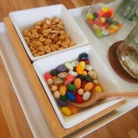 젠스타일 사각찬기 2P 셋트 식기 그릇