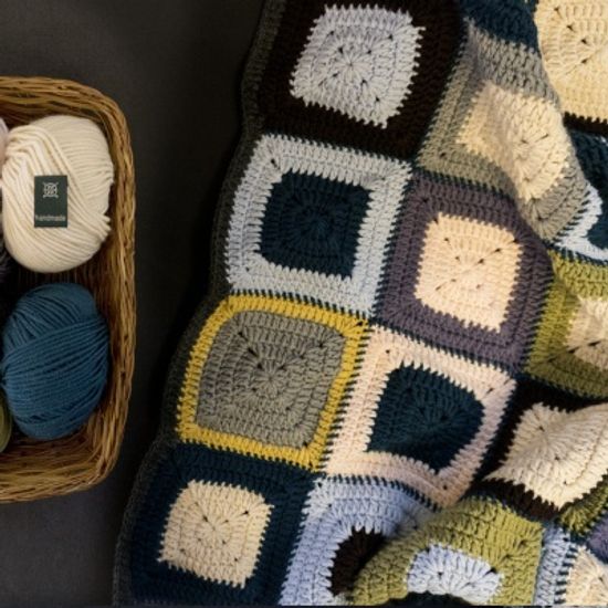 모던 프레임 블랭킷 - 코바늘키트(동영상 포함) 