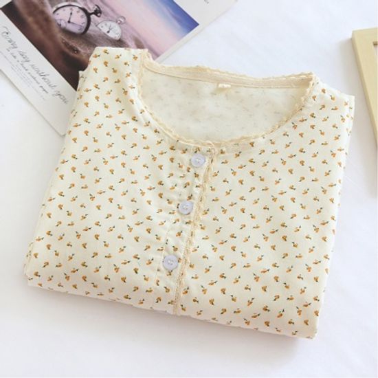 벨벳 기모 플라워 겨울 원피스 잠옷 홈웨어