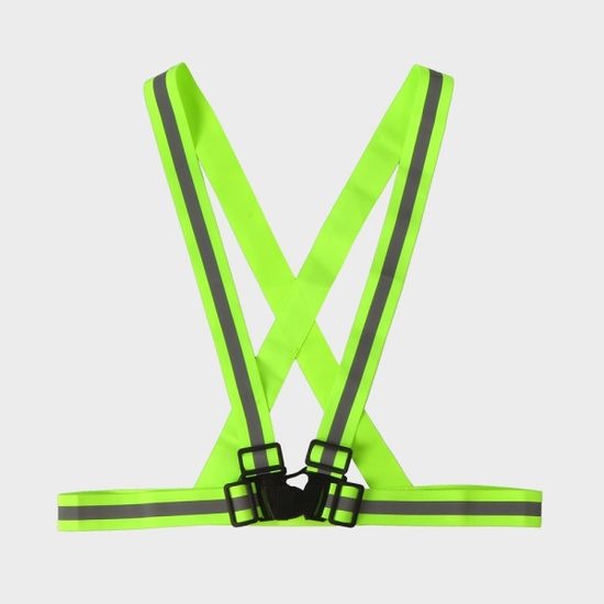 버클 야광 반사 안전조끼띠(그린)/ 형광 안전벨트