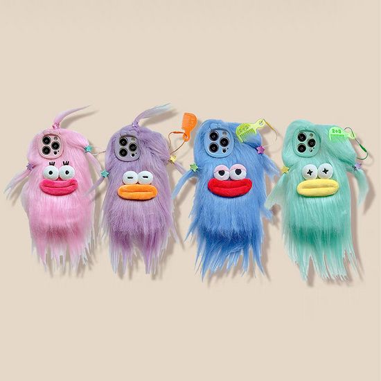 아이폰16 15 14 13 12 털복숭이 인형 꾸미기 털케이스