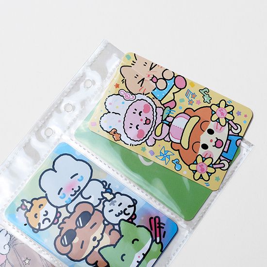 비온뒤 데코포켓 A6 바인더 리필 양면 - 가로 3단