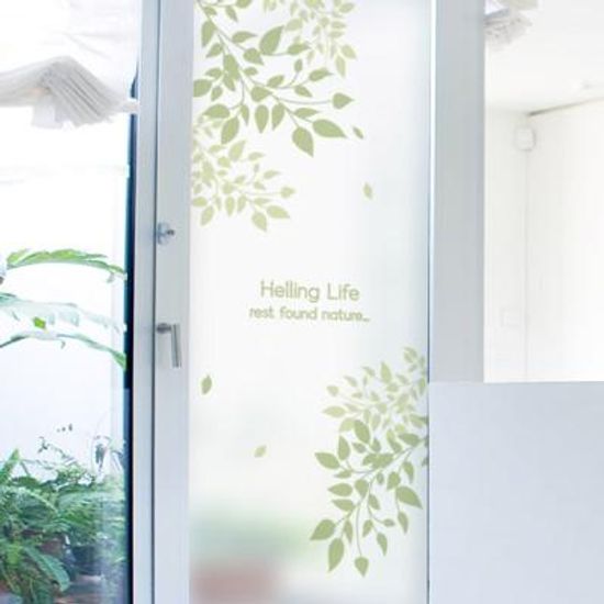 is663_m-무점착유리시트_자연속힐링_유리문시트지