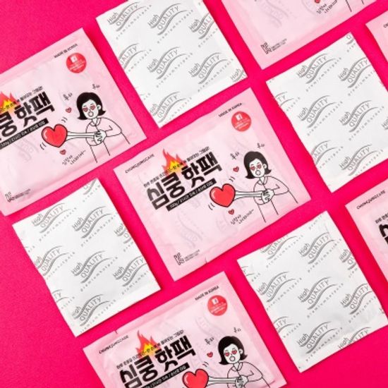 국내생산 그립감이 좋은 청정일기 심쿵핫팩 100g 30매