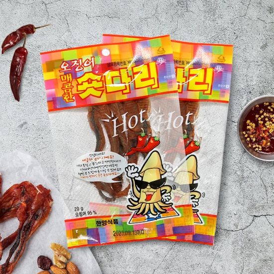 [의리있는오징어] 멈출수없는 그맛 매콤 숏다리 x10