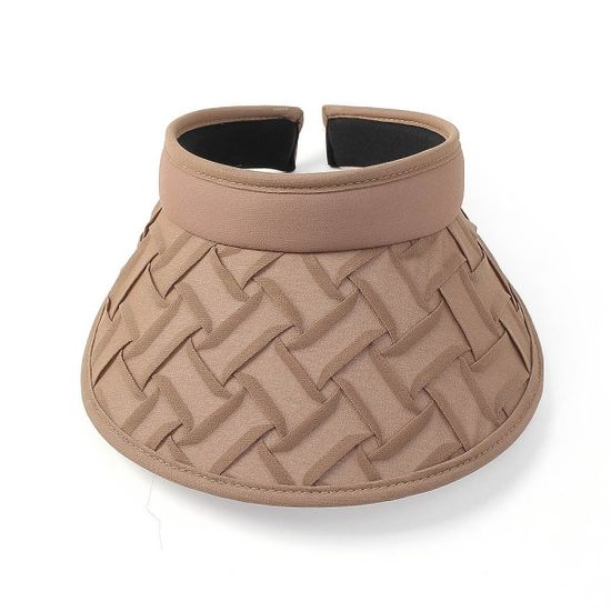 써머썸 패턴 썬캡 여름 그늘 햇빛가림 창 모자 브라운