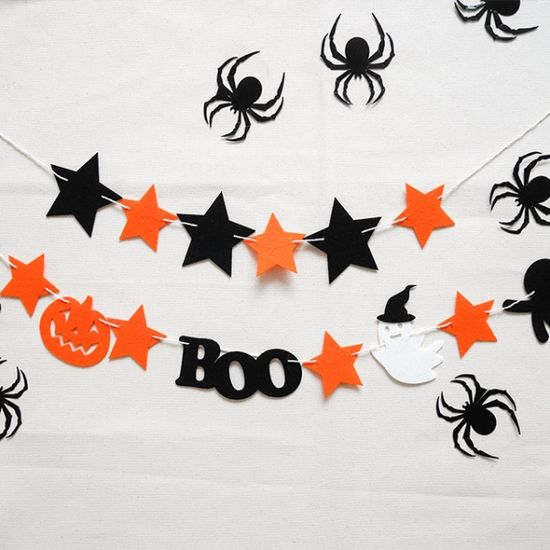 할로윈 스타 가랜드