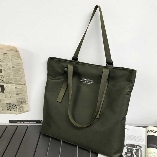 남여공용 캐주얼 토트 방수숄더백 그린(WDB2D3F)