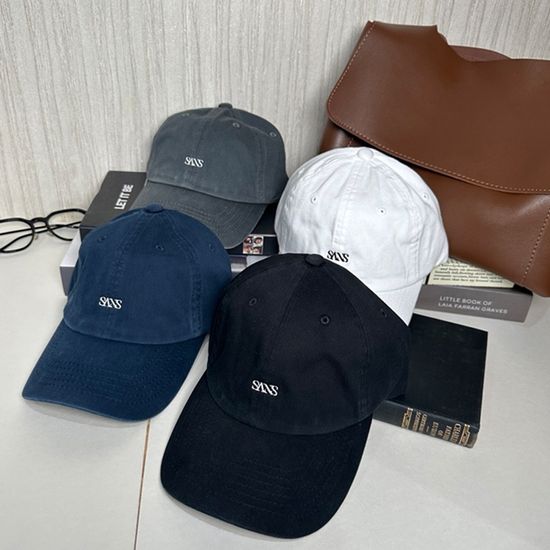 SANS 워싱 볼캡 깊은 캡 야구 모자 4SIZE 여성 남성