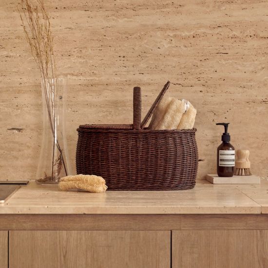 플릿 피크닉 바구니 (3color)